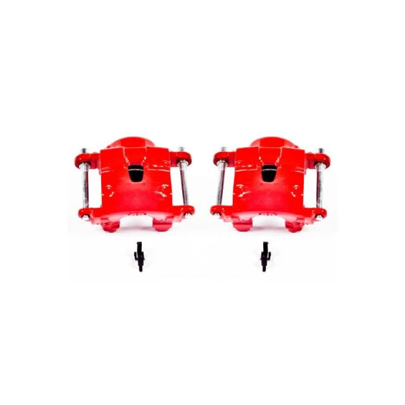 Power Stop 78-85 Avanti II Front Red Calipers w/o Brackets - Pair - Main Product View
