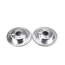 Load image into Gallery viewer, Power Stop 84-87 Chevrolet Corvette Rear Evolution Drilled &amp; Slotted Rotors - Pair - Main Product View
