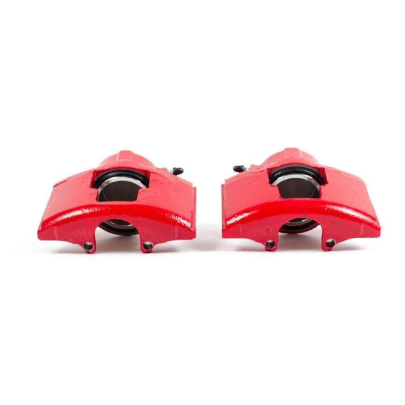 Power Stop 90-00 Chevrolet C3500 Front Red Calipers w/o Brackets - Pair - Main Product View
