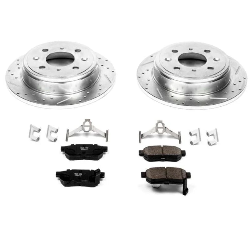 Power Stop 90-01 Acura Integra Rear Z23 Evolution Sport Brake Kit - Main Product View