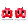 Load image into Gallery viewer, Power Stop 90-01 Jeep Cherokee Front Red Calipers w/o Brackets - Pair - Main Product View