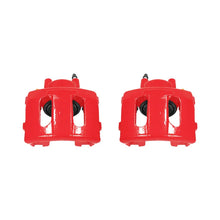 Load image into Gallery viewer, Power Stop 90-01 Jeep Cherokee Front Red Calipers w/o Brackets - Pair - Installation View