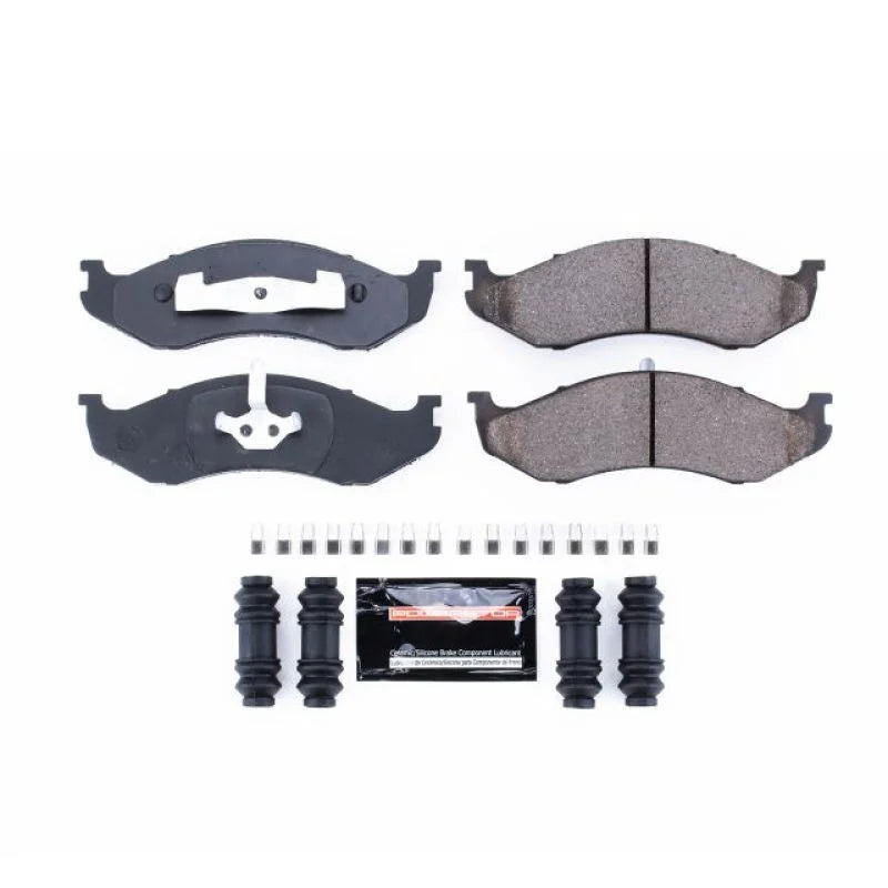 Power Stop 90-01 Jeep Cherokee Front Z23 Evolution Sport Brake Pads w/Hardware - Main Product View