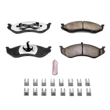 Load image into Gallery viewer, Power Stop 90-01 Jeep Cherokee Front Z36 Truck &amp; Tow Brake Pads w/Hardware - Main Product View