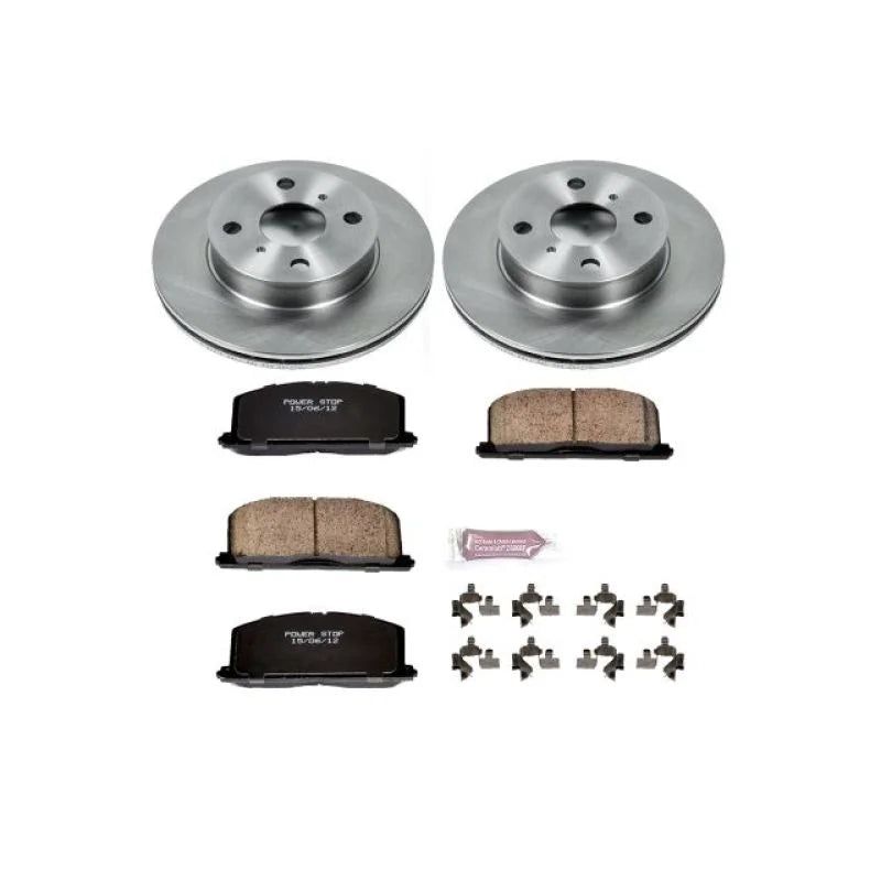 Power Stop 90-92 Geo Prizm Front Autospecialty Brake Kit - Main Product View