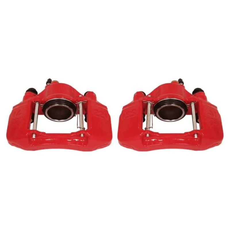 Power Stop 91-03 Ford Escort Front Red Calipers w/o Brackets - Pair - Main Product View