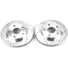 Load image into Gallery viewer, Power Stop 91-95 Toyota MR2 Front Evolution Drilled &amp; Slotted Rotors - Pair - Main Product View
