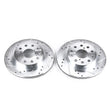 Load image into Gallery viewer, Power Stop 91-95 Toyota MR2 Rear Evolution Drilled &amp; Slotted Rotors - Pair - Main Product View