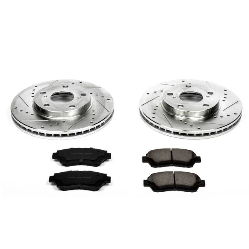 Power Stop 92-96 Lexus ES300 Front Z23 Evolution Sport Brake Kit - Main Product View