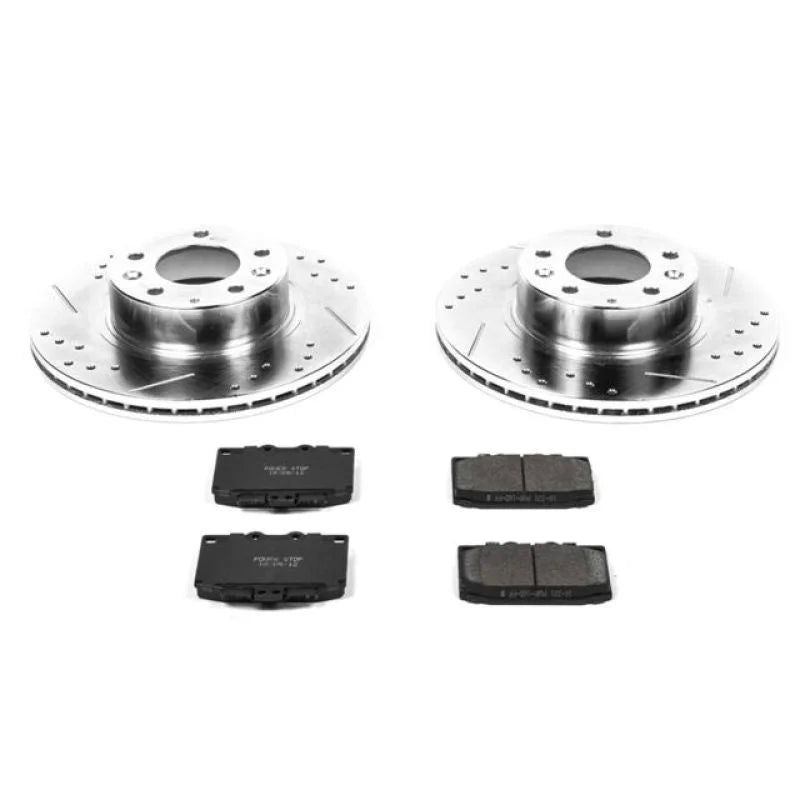Power Stop 93-95 Mazda RX-7 Front Z23 Evolution Sport Brake Kit - Main Product View