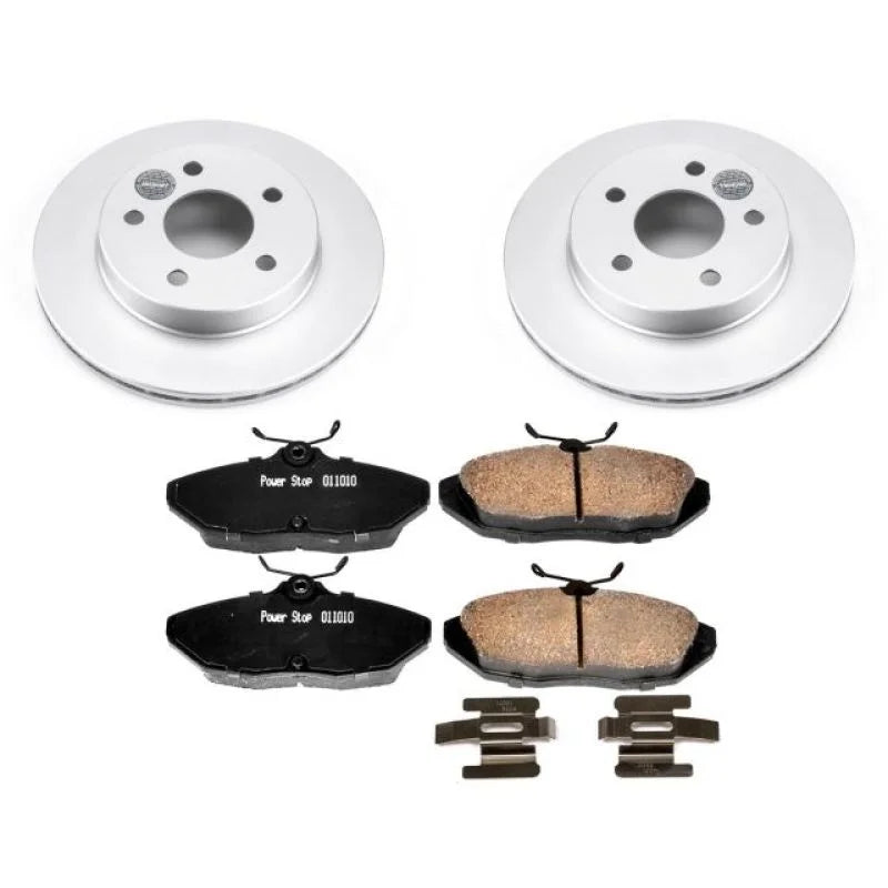 Power Stop 93-97 Ford Thunderbird Rear Z17 Evolution Geomet Coated Brake Kit - Main Product View