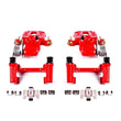 Load image into Gallery viewer, Power Stop 94-04 Ford Mustang Rear Red Calipers w/Brackets - Pair - Main Product View