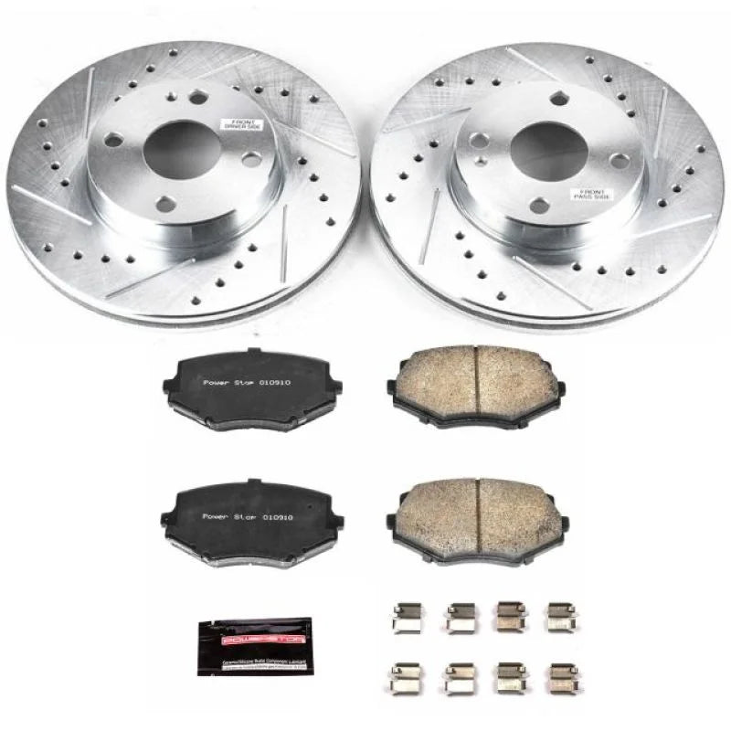 Power Stop 94-97 Mazda Miata Front Z23 Evolution Sport Brake Kit - Main Product View