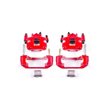 Load image into Gallery viewer, Power Stop 94-98 Ford Mustang Front Red Calipers w/Brackets - Pair - Main Product View