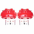 Load image into Gallery viewer, Power Stop 94-98 Ford Mustang Front Red Calipers w/Brackets - Pair - Main Product View