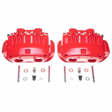 Load image into Gallery viewer, Power Stop 94-98 Ford Mustang Front Red Calipers w/Brackets - Pair - Main Product View