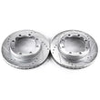 Load image into Gallery viewer, Power Stop 94-99 Chevrolet K1500 Suburban Front Evolution Drilled &amp; Slotted Rotors - Pair - Main Product View