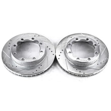 Load image into Gallery viewer, Power Stop 94-99 Chevrolet K1500 Suburban Front Evolution Drilled &amp; Slotted Rotors - Pair - Main Product View