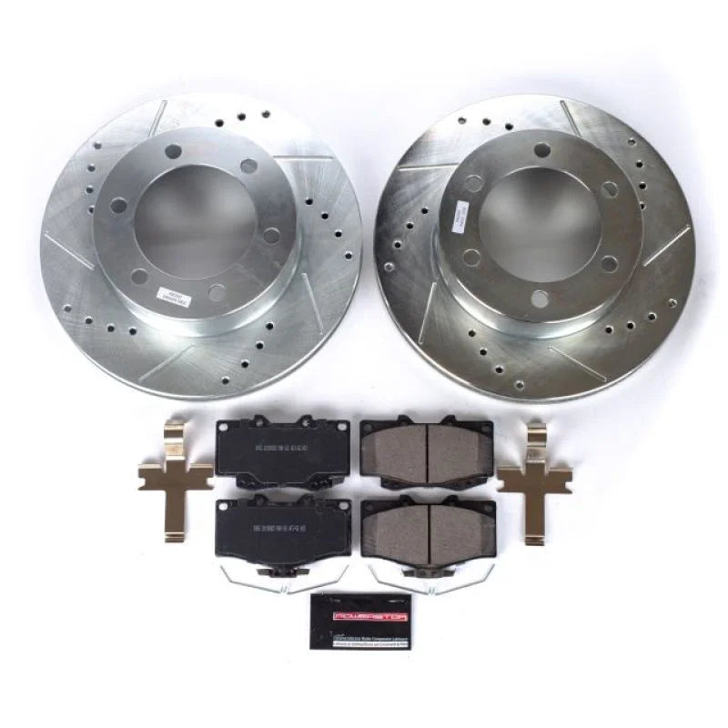 Power Stop 95-02 Toyota 4Runner Front Z23 Evolution Sport Brake Kit - Main Product View