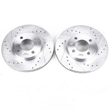 Load image into Gallery viewer, Power Stop 95-02 Volkswagen Cabrio Front Evolution Drilled &amp; Slotted Rotors - Pair - Main Product View
