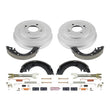 Load image into Gallery viewer, Power Stop 96-00 Honda Civic Coupe Rear Autospecialty Drum Kit - Main Product View