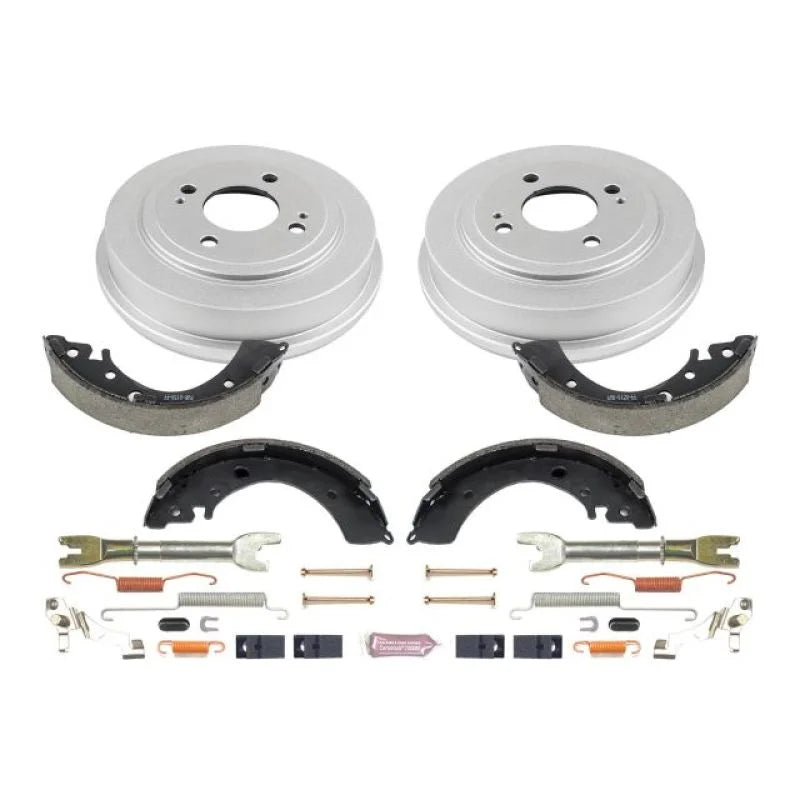 Power Stop 96-00 Honda Civic Coupe Rear Autospecialty Drum Kit - Main Product View