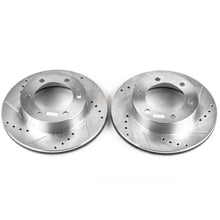 Load image into Gallery viewer, Power Stop 96-02 Toyota 4Runner Front Evolution Drilled &amp; Slotted Rotors - Pair - Main Product View