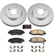 Load image into Gallery viewer, Power Stop 96-05 Honda Civic Front Z17 Evolution Geomet Coated Brake Kit - Main Product View