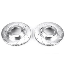 Load image into Gallery viewer, Power Stop 96-97 Lexus LX450 Front Evolution Drilled &amp; Slotted Rotors - Pair - Main Product View