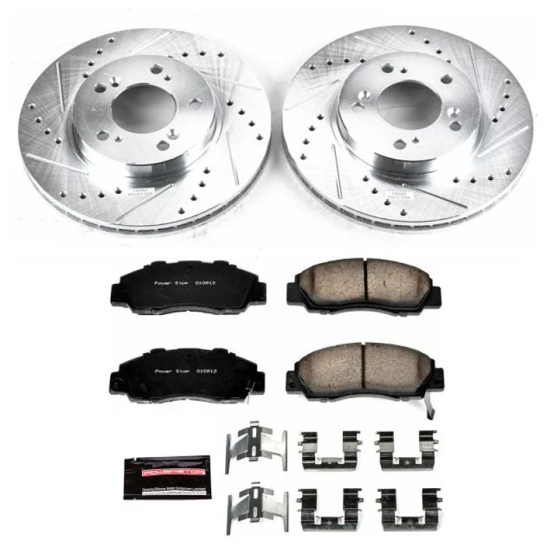 Power Stop 97-01 Acura Integra Front Z23 Evolution Sport Brake Kit - Main Product View
