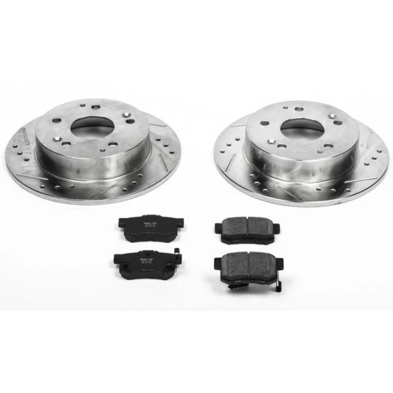 Power Stop 97-01 Acura Integra Rear Z23 Evolution Sport Brake Kit - Main Product View