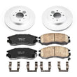 Load image into Gallery viewer, Power Stop 98-02 Mitsubishi Mirage Front Z17 Evolution Geomet Coated Brake Kit - Main Product View