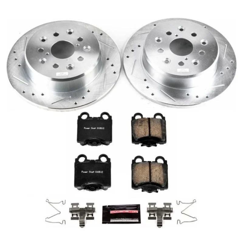 Power Stop 98-05 Lexus GS300 Rear Z23 Evolution Sport Brake Kit - Main Product View