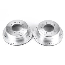 Load image into Gallery viewer, Power Stop 98-07 Lexus LX470 Rear Evolution Drilled &amp; Slotted Rotors - Pair - Main Product View