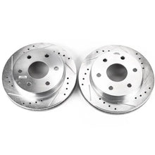Load image into Gallery viewer, Power Stop 99-00 Cadillac Escalade Front Evolution Drilled &amp; Slotted Rotors - Pair - Main Product View