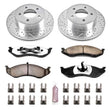 Load image into Gallery viewer, Power Stop 99-01 Jeep Cherokee Front Z36 Truck &amp; Tow Brake Kit - Main Product View
