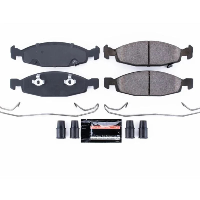 Power Stop 99-03 Jeep Grand Cherokee Front Z23 Evolution Sport Brake Pads w/Hardware - Main Product View