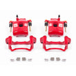 Load image into Gallery viewer, Power Stop 99-03 Mazda Protege Front Red Calipers w/Brackets - Pair - Main Product View
