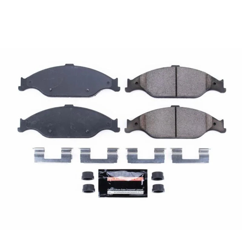 Power Stop 99-04 Ford Mustang Front Z23 Evolution Sport Brake Pads w/Hardware - Main Product View