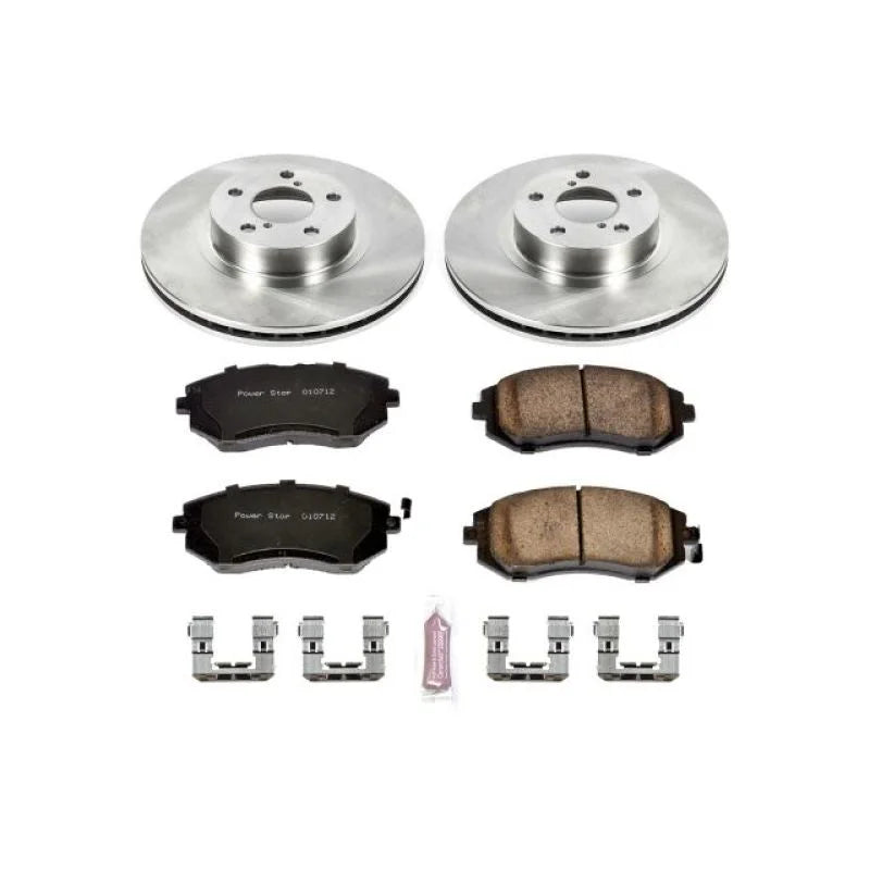 Power Stop Autospecialty Brake Kit Front fits 2005 2006 Saab 9-2x / 2006-2010 Subaru Impreza 2.5I / 2002-2010 Subaru Impre...