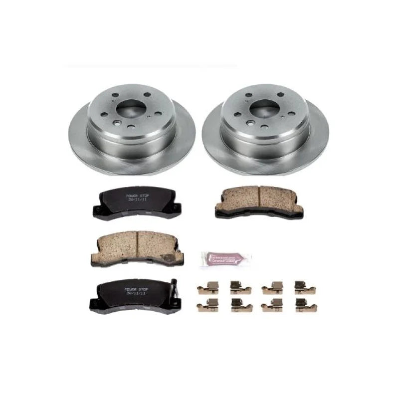 Power Stop Autospecialty Brake Kit Rear fits 1997-1999 Lexus ES300 / 1997-1998 Toyota Camry Ce / 1992 Toyota Camry DLX / 1...