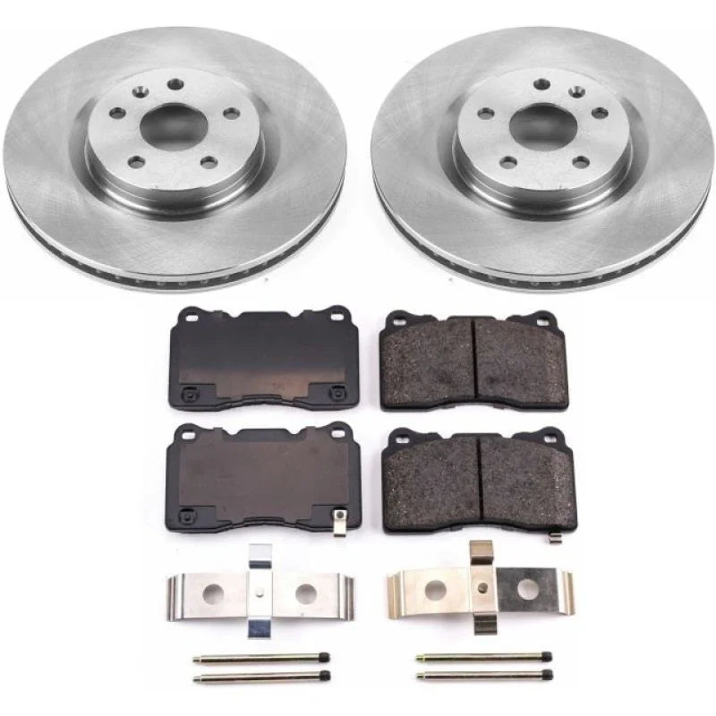 Power Stop Autospecialty Brake Kit fits 2014-2017 Buick Regal / 2016 2017 Buick Regal SPORT / 2013-2019 Cadillac XTS - Mai...