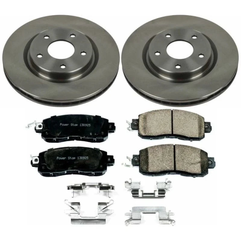 Power Stop Autospecialty Brake Kit fits 2014-2017 Nissan Leaf S - Main Product View