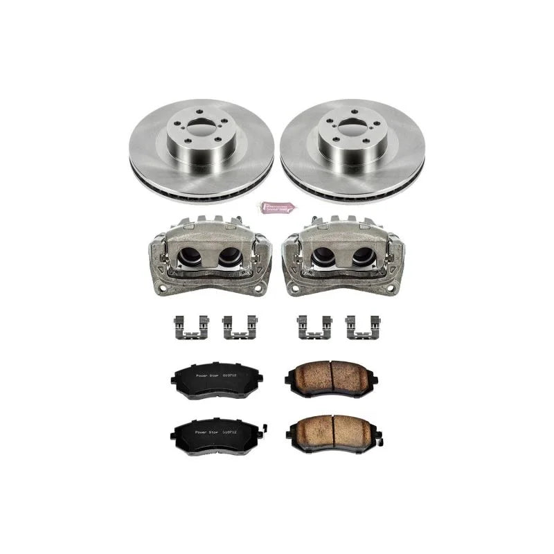 Power Stop Autospecialty Brake Kit w/Calipers Front fits 2005 2006 Saab 9-2x / 2003 Subaru Baja / 2003-2006 Subaru Baja SP...