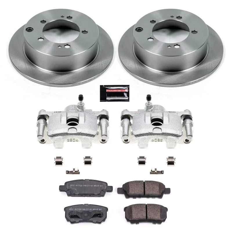 Power Stop Autospecialty Brake Kit w/Calipers Rear fits 2004-2006 Mitsubishi Lancer / 2004-2006 Mitsubishi Outlander