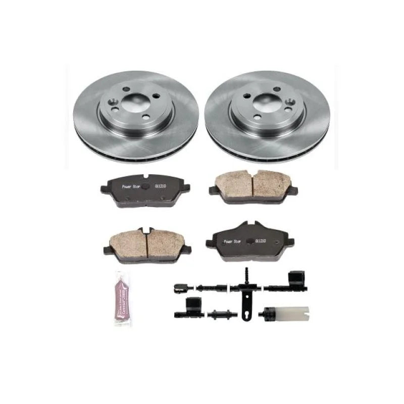 Power Stop Autospecialty Front Brake Kit fits 2011-2016 Mini Cooper - Main Product View