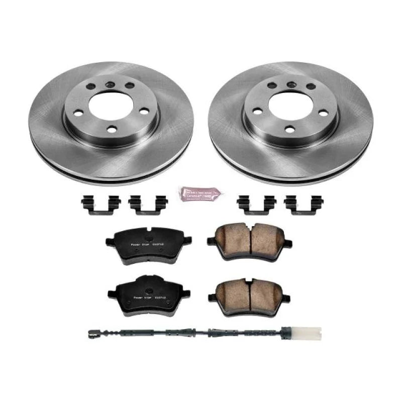 Power Stop Autospecialty Front Brake Kit fits Mini Cooper / 2011-2016 Mini Cooper Countryman / 2013-2016 Mini Cooper Paceman