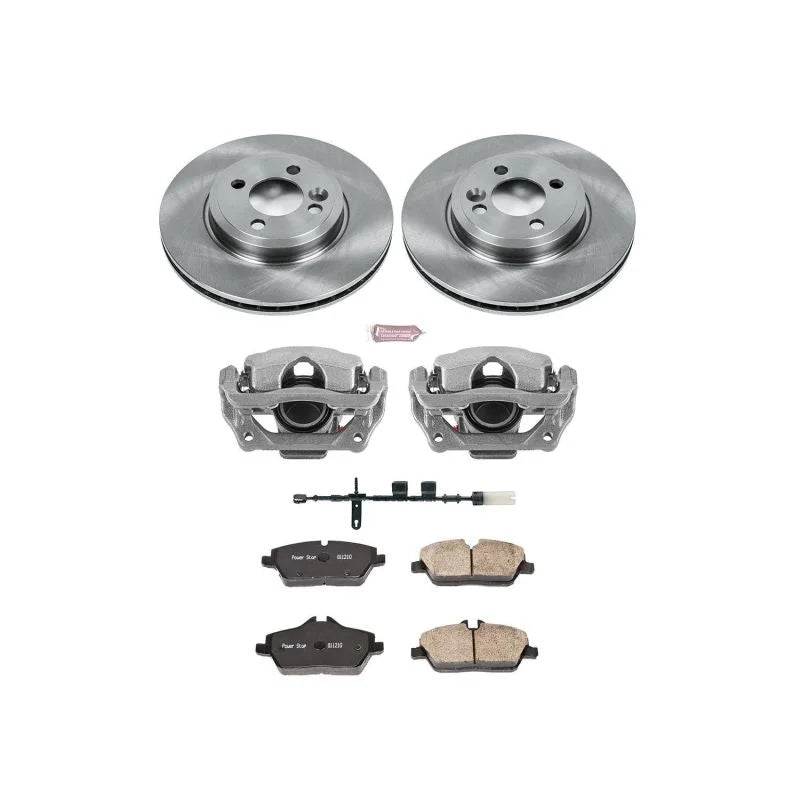 Power Stop Autospecialty Front Brake Kit w/Calipers fits 2011-2016 Mini Cooper