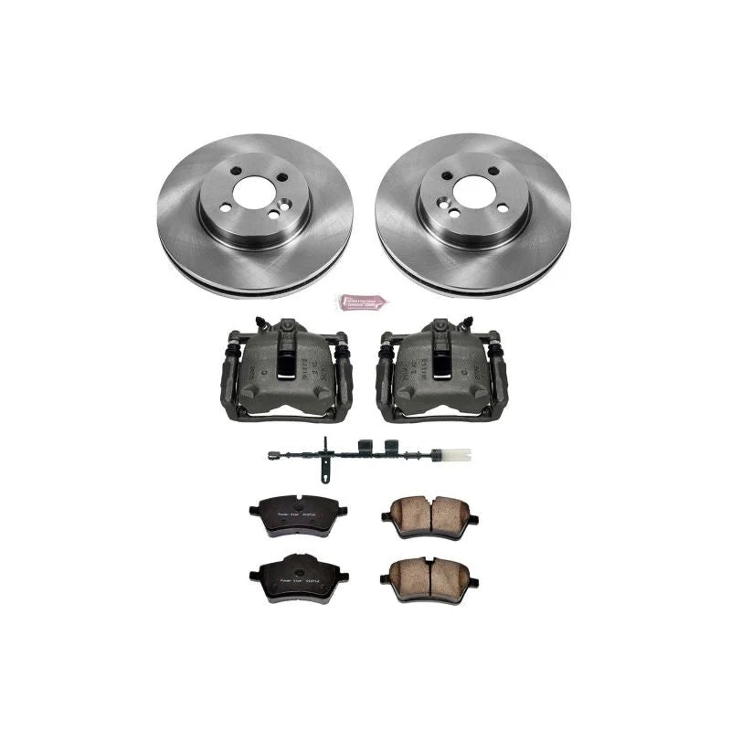 Power Stop Autospecialty Front Brake Kit w/Calipers fits 2011-2016 Mini Cooper