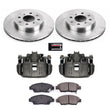Load image into Gallery viewer, Power Stop Autospecialty Front Brake Kit w/Calipers fits 2015-2020 Honda Fit EX / 2018-2020 Honda Fit SPORT